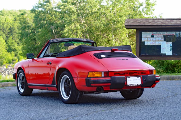 Used 1986 Porsche 911 Carrera Cabriolet